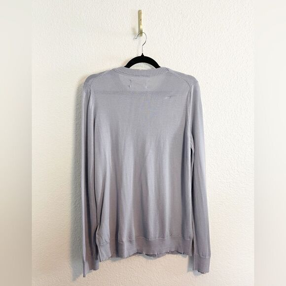 Zadig & Voltaire Gaby Amour grey Sweater with studded bling. NWT. Large - Picture 5 of 12